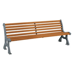 Banc bois et acier Lublin