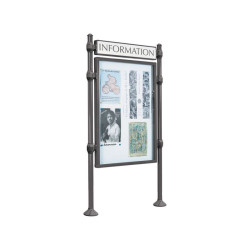 Panneau-vitrines d'information Agora