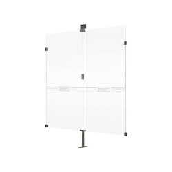 Bardage Procity Voûte "M" en verre sécurisé pour abri vélo