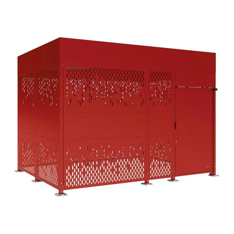 Parking Procitity Horizon pour vélos avec bardage acier et ou bois