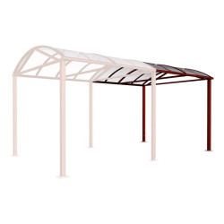 Abri extérieur Voûte "L" Procity avec ou sans bardage