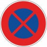 Panneau arrêt et stationnement interdit - B6d