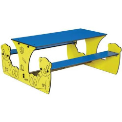 Table pique Ourson pour petite enfance
