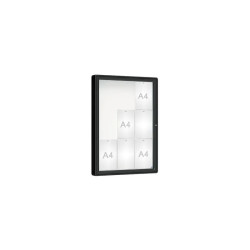 Vitrine extérieur simple battant 2000 - Vitre plexichoc