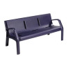 Banc public Alvium en plastique recyclé