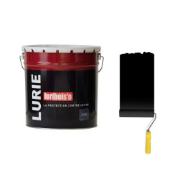 Peinture intumescente bois - Noir - Lurie Luribois'O