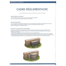 Registre public d'accessibilité format A4 - 32 pages