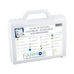 Valise de secours couvreur &amp; étancheur 8 à 10 personnes