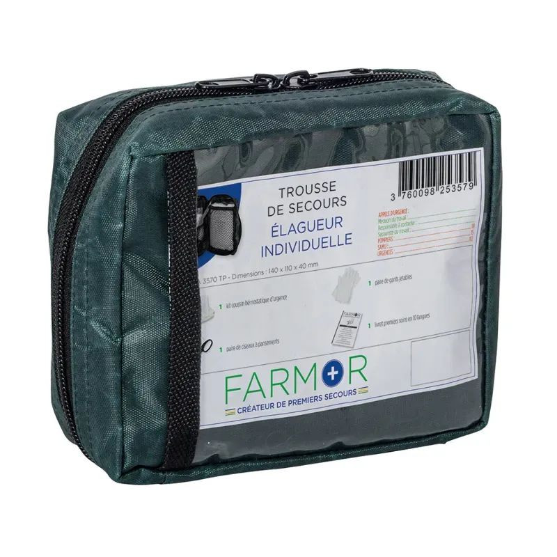 Trousse de secours individuelle élagueur