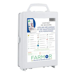 Coffret de secours atelier mécanique 8 à 10 personnes