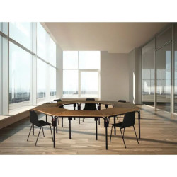 Table Mairietable trapèze de réunion - Démontable & Modulable