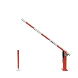 Barrière levante avec 2 vérins pneumatiques Croso WES350