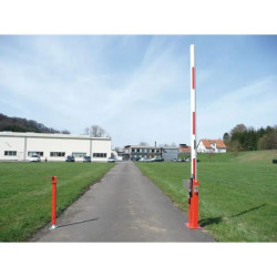 Barrière levante avec 2 vérins pneumatiques Croso WES350