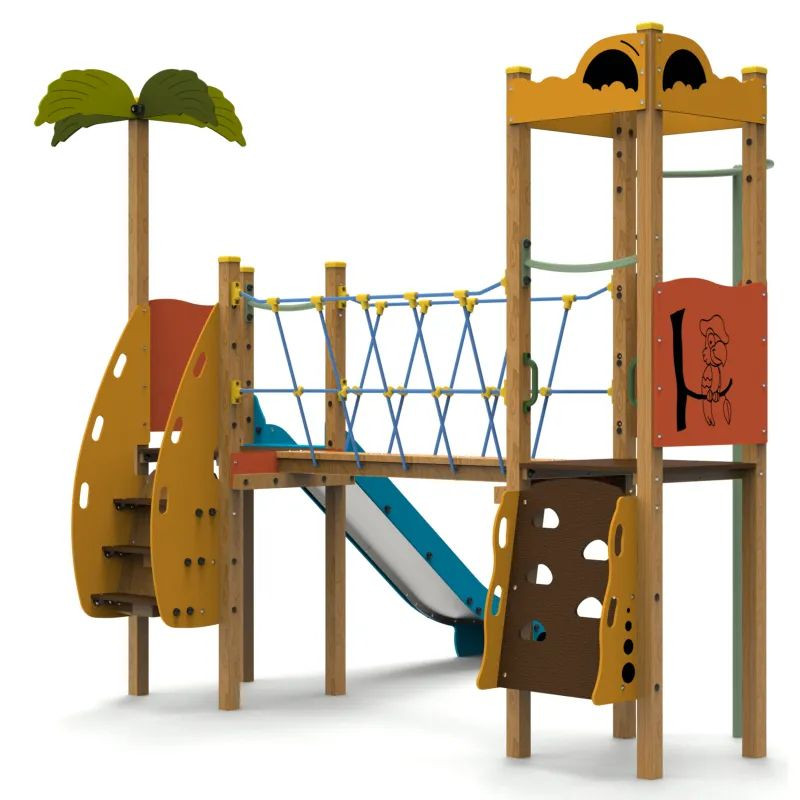 Jeu extérieur l'île aux trésor pour collectivités