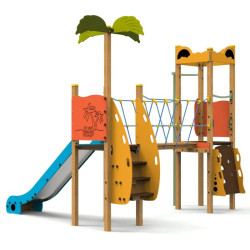 Jeu extérieur l'île aux trésor pour collectivités