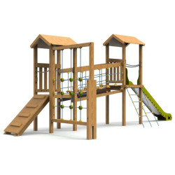 Aire de jeux bois Selaya