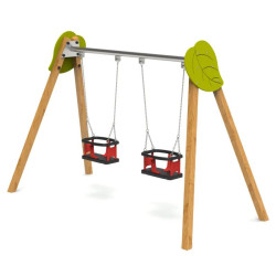 Balançoire double berceau - 2 enfants