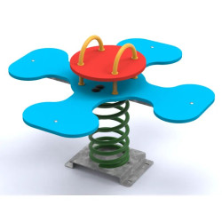 Jeu sur ressort Trefle - 4 enfants