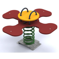 Jeu sur ressort Trefle - 4 enfants