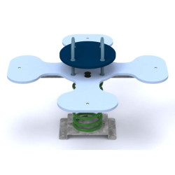 Jeu sur ressort Trefle - 4 enfants