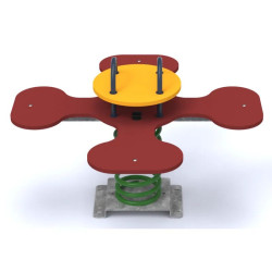 Jeu sur ressort Trefle - 4 enfants