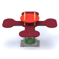 Jeu sur ressort Trefle - 4 enfants