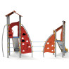 Aire de jeux métallique Masia ferme - 2 toboggans