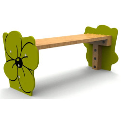 Banc enfants Jara avec motif fleur