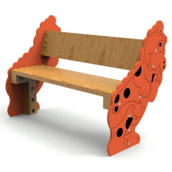Banc enfants inclusif Manu motif Dragon