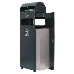 Poubelle cendrier grande contenance