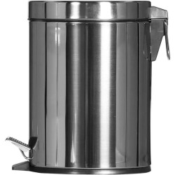 Poubelle ronde à pédale