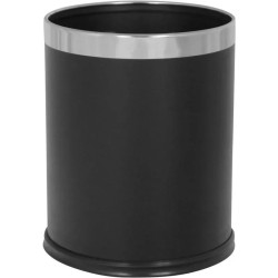 Poubelle ronde à déchets en simili cuir