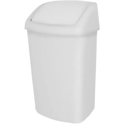 Poubelle avec couvercle basculant