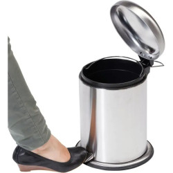 Poubelle à pédale ronde désign