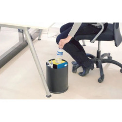 Corbeille de tri sélectif 2 ou 3 compartiments pour bureau pro