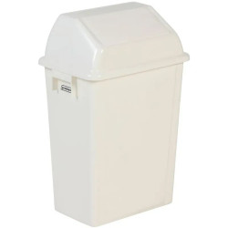 Collecteur avec couvercle basculant et support mural