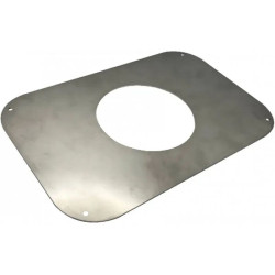 Plaque indicatrice de flux en métal pour station de tri