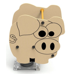 Jeu sur ressort Cochon - 1 enfant