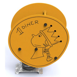 Jeu sur ressort Pièce de monnaie - 1 enfant