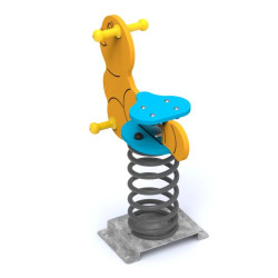 Jeu sur ressort Ver - 1 enfant