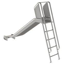 Toboggan inox - Hauteur 150 cm