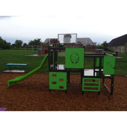 Structure à grimper d'extérieur Corsaire Alu - Loisirs Aménagements