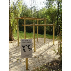 Echelles de suspension pour parcours de santé - Loisirs Aménagements