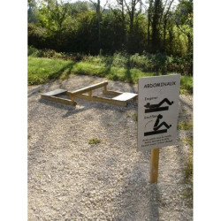 Module abdominaux pour parcours sportif