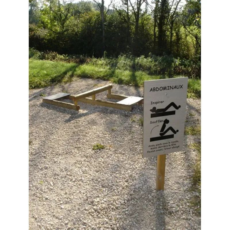 Module abdominaux pour parcours de santé - Loisirs Aménagements