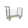 Chariot modulaire plateau bois grillagé - 500 kg - Fimm
