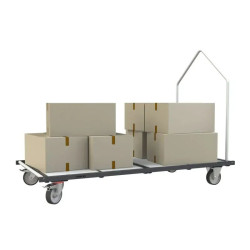 Chariot porte matelas, tapis de sport &amp; préparation colis