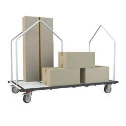 Chariot porte matelas, tapis de sport &amp; préparation colis