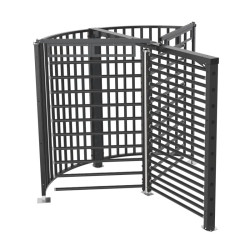 Tourniquet de sécurité PMR avec grille tiers de tour - Hauteur 2,1 m