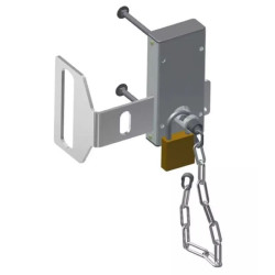 Boitier serrure pré percée pour cadenas pour tourniquet 33 et 43